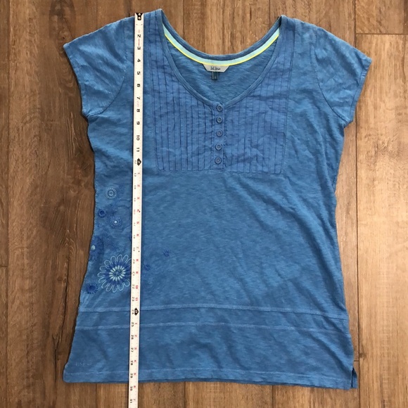 FAT FACE 100% Cotton Short Sleeved Tunic Top with Embroidery - Picture 9 of 10